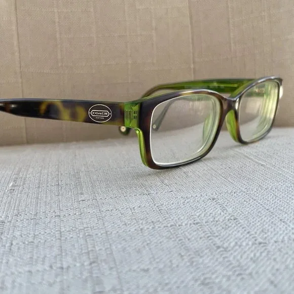 Coach Eyeglasses Frame Green Tortoise Glasses 5011 BROOKLYN 50[]16 135 Coach HC6040 Brooklyn Eyeglasses | LensCrafters main image 3